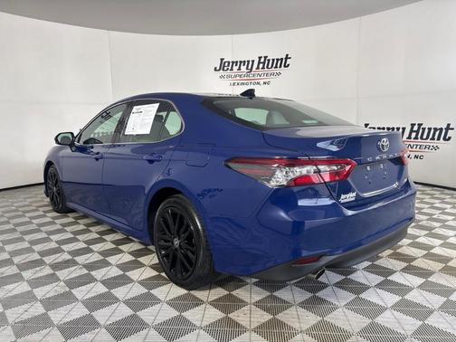 Blue 2023 Toyota Camry XLE V6