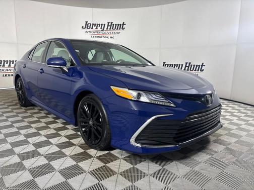 Blue 2023 Toyota Camry XLE V6