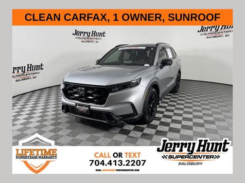 Silver 2025 Honda CR-V Hybrid Sport