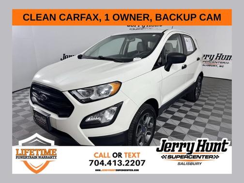 Diamond White 2021 Ford EcoSport S