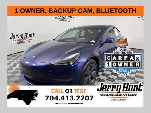 Blue 2022 Tesla Model 3 Long Range