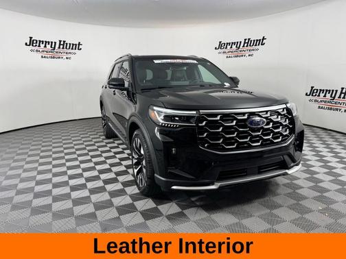 Black Metallic 2025 Ford Explorer Platinum
