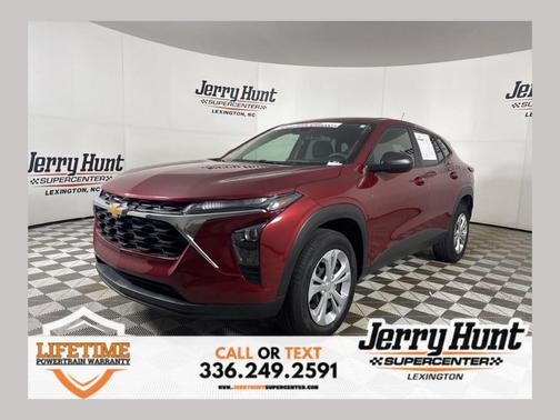 Crimson Metallic 2025 Chevrolet Trax LS