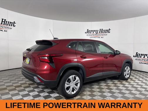 Crimson Metallic 2025 Chevrolet Trax LS