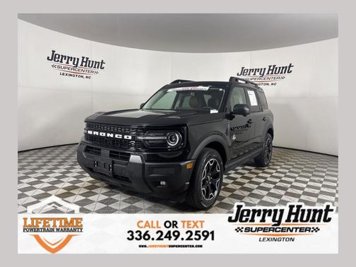 Shadow Black 2025 Ford Bronco Sport Outer Banks