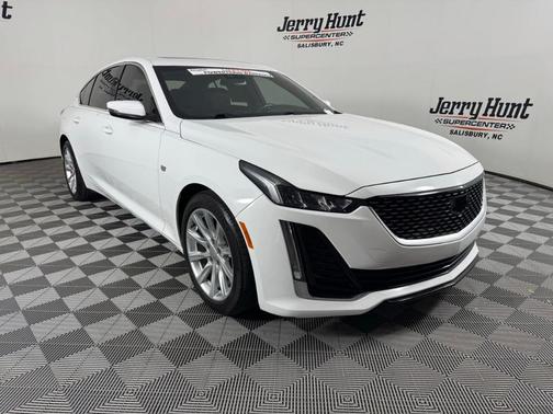 Summit White 2022 Cadillac CT5 Luxury RWD