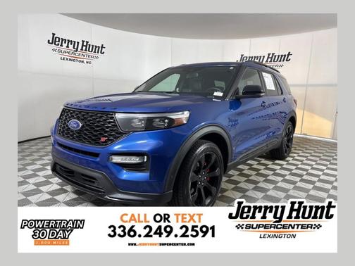 Blue 2020 Ford Explorer ST