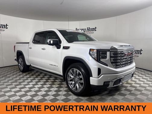 White Frost Tri-Coat 2023 GMC Sierra 1500 Denali