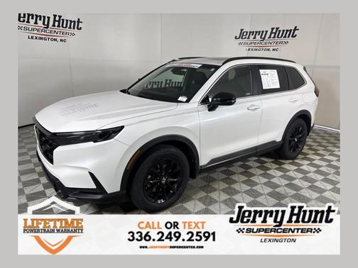 Platinum White Pearl 2025 Honda CR-V Hybrid Sport-L