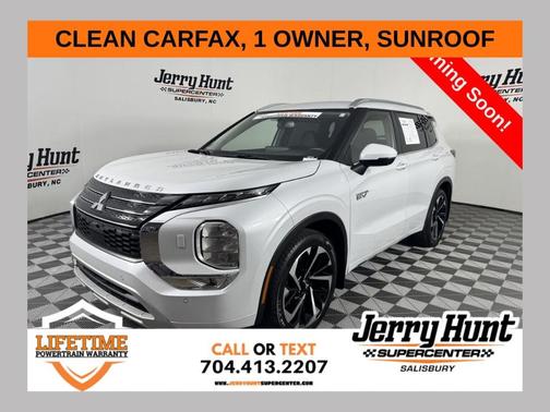 White 2023 Mitsubishi Outlander PHEV SEL
