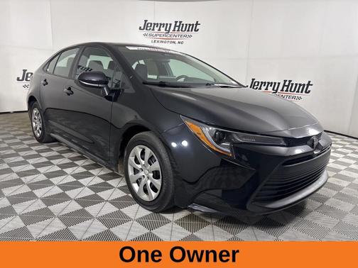 Midnight Black Metallic 2025 Toyota Corolla LE