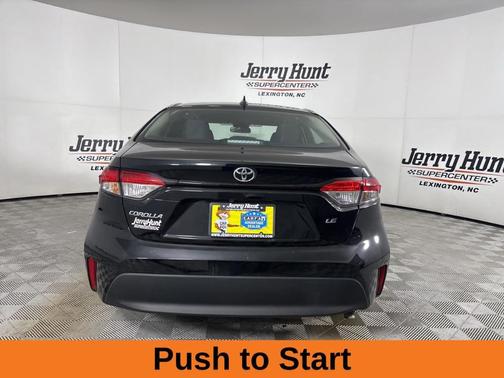 Midnight Black Metallic 2025 Toyota Corolla LE