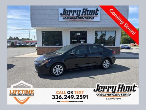 Midnight Black Metallic 2025 Toyota Corolla LE