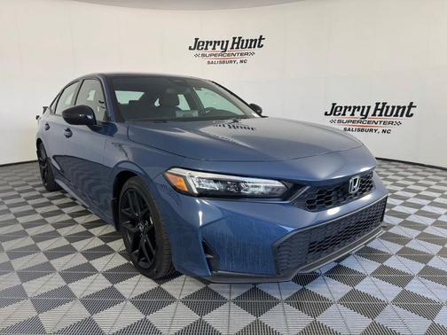Blue 2026 Honda Civic Sport