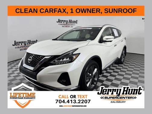 White 2023 Nissan Murano Platinum