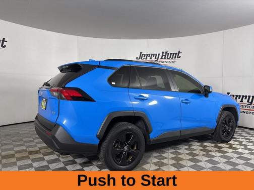 Blue 2019 Toyota RAV4 XLE