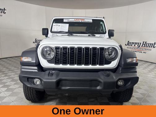 Bright White Clearcoat 2024 Jeep Wrangler Sport
