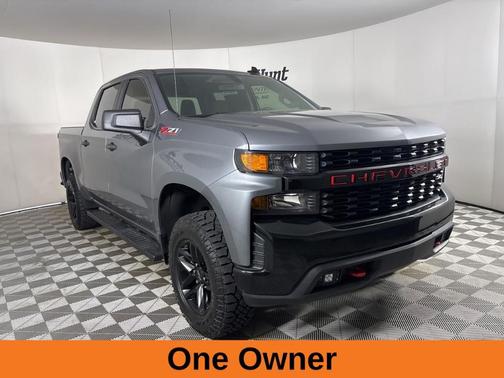 Satin Steel Metallic 2021 Chevrolet Silverado 1500 Custom Trail Boss