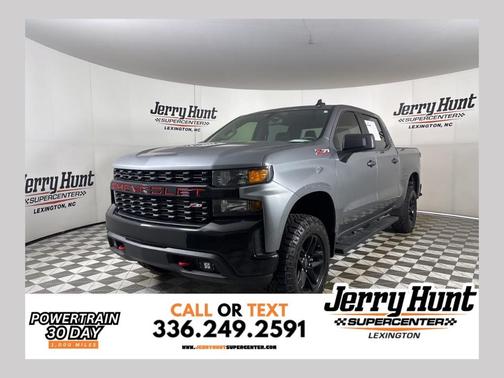 Satin Steel Metallic 2021 Chevrolet Silverado 1500 Custom Trail Boss