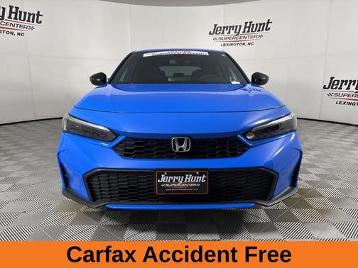 Blue 2025 Honda Civic Hybrid Sport