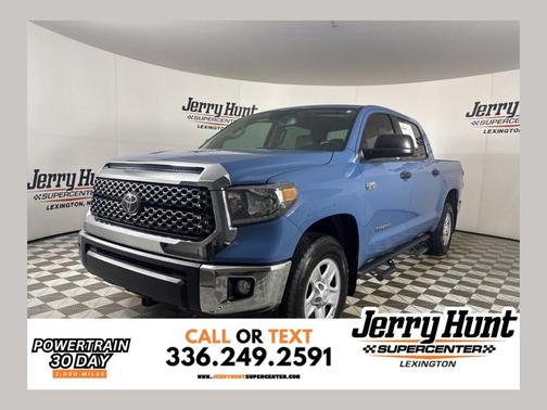 Blue 2021 Toyota Tundra SR5
