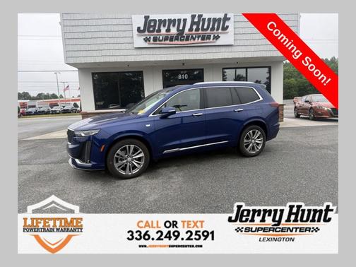 Blue Metallic 2025 Cadillac XT6 Premium Luxury FWD