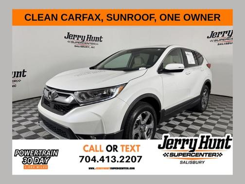 White 2019 Honda CR-V EX