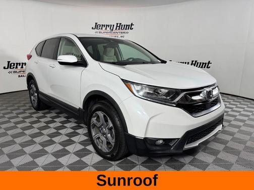 White 2019 Honda CR-V EX