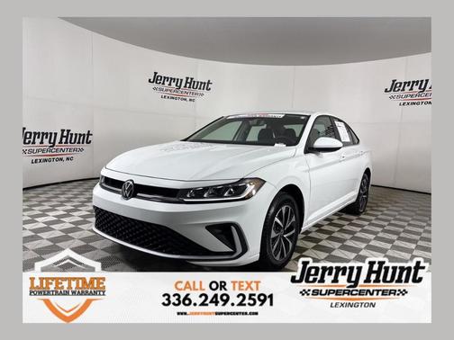 Pure White 2025 Volkswagen Jetta 1.5T S