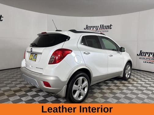 White Pearl Tri-Coat 2016 Buick Encore Leather