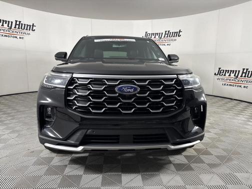 Black Metallic 2025 Ford Explorer Platinum