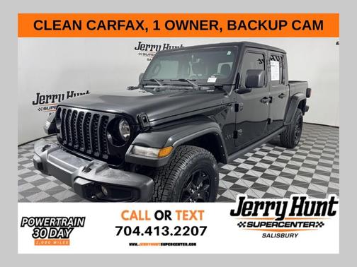 Black Clearcoat 2022 Jeep Gladiator Sport