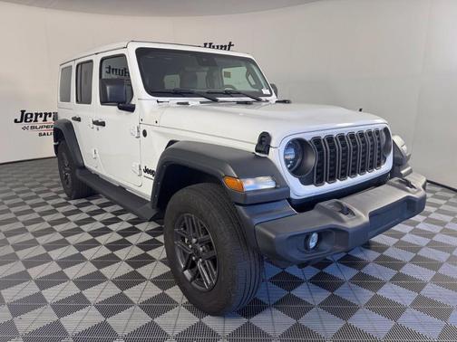 Bright White Clearcoat 2024 Jeep Wrangler Sport