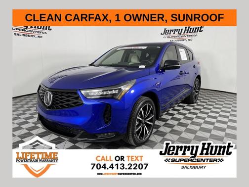 Blue 2025 Acura RDX A-Spec Advance Package