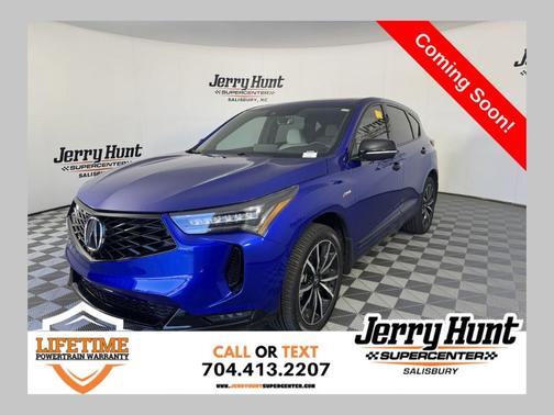 Blue 2025 Acura RDX A-Spec Advance Package