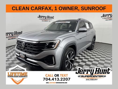Silver Bird Metallic 2024 Volkswagen Atlas 2.0T SEL Premium R-Line