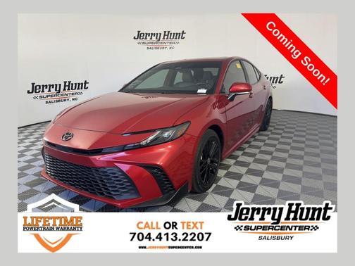 Red 2025 Toyota Camry SE