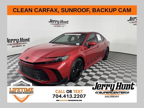 Red 2025 Toyota Camry SE