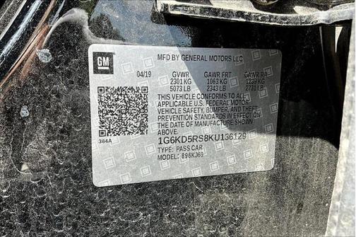2019 Cadillac CT6 3.6L Luxury
