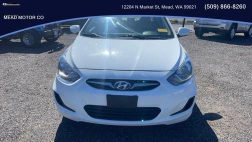Century White 2012 Hyundai Accent GLS