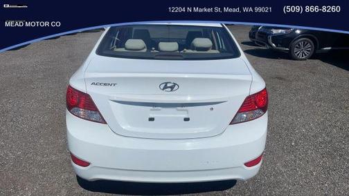 Century White 2012 Hyundai Accent GLS
