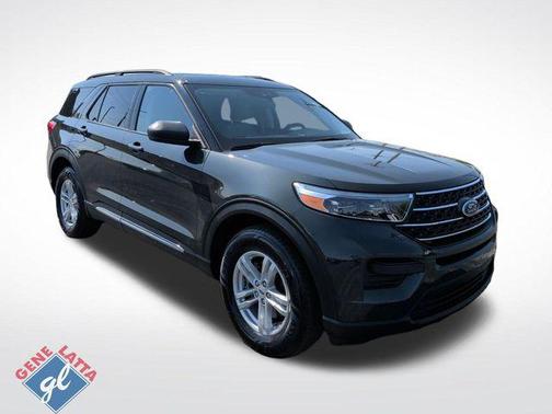 Forged Green Metallic 2023 Ford Explorer XLT