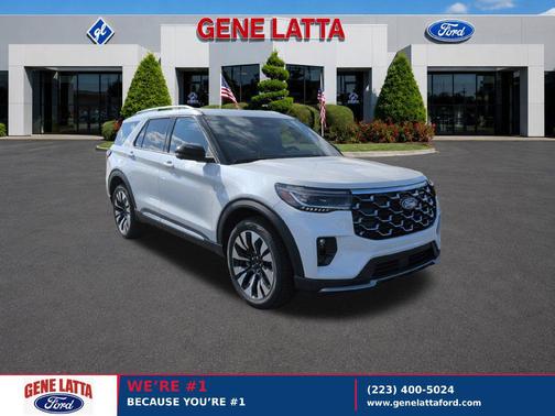 Star White Metallic Tri-Coat 2027 Ford Explorer Platinum