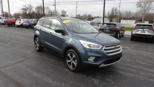 Blue Metallic 2018 Ford Escape SEL