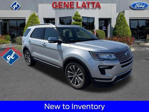 Ingot Silver Metallic 2018 Ford Explorer Platinum