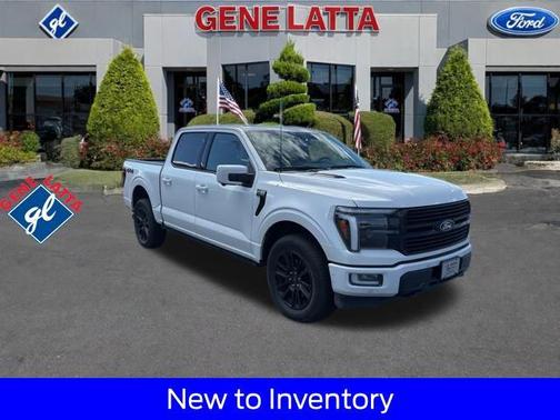 Star White Metallic Tri-Coat 2024 Ford F-150 Platinum