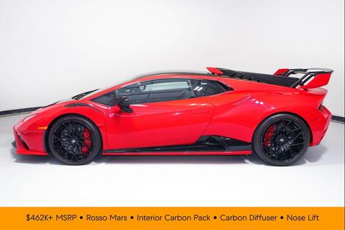 Rosso Mars Metallic 2023 Lamborghini Huracan STO Coupe