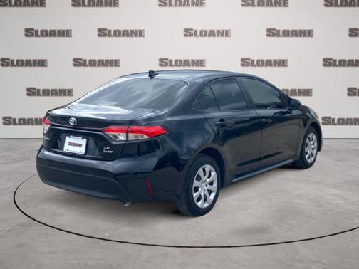 Midnight Black Metallic 2025 Toyota Corolla Hybrid LE