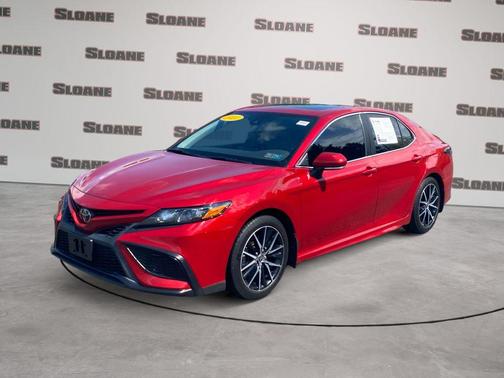 Supersonic Red 2021 Toyota Camry SE