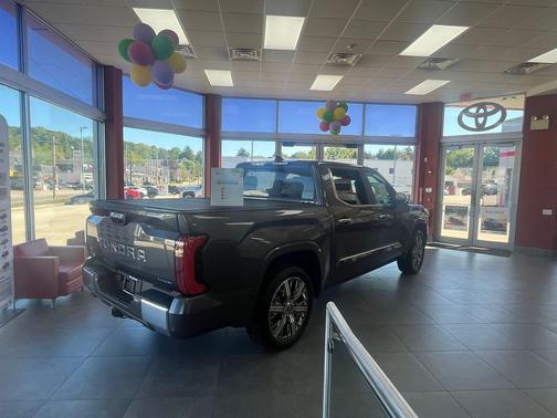 Magnetic Gray Metallic 2025 Toyota Tundra Hybrid Capstone